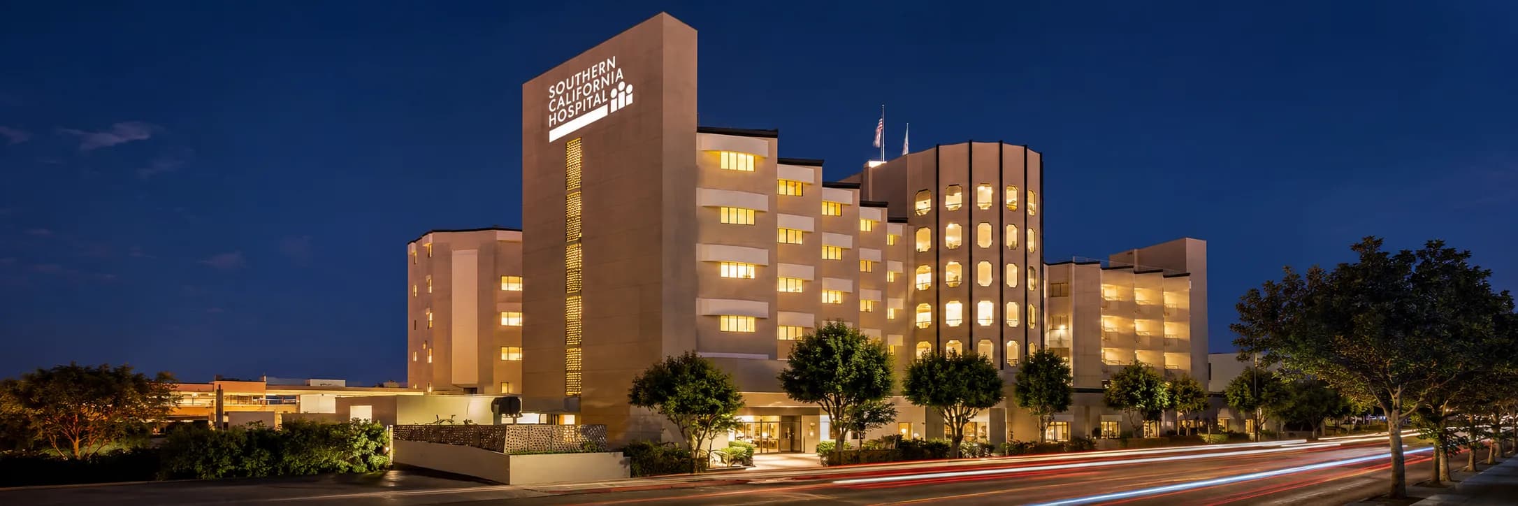 SCH Culver City Night Horizontal Blue Branding
